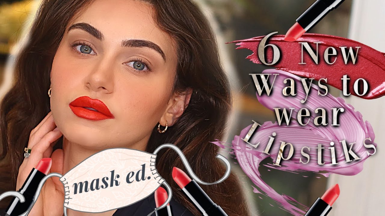 😷6 Ways You Didn't Know You Could Wear Lipsticks 💄Face Mask Edition | ياقوت