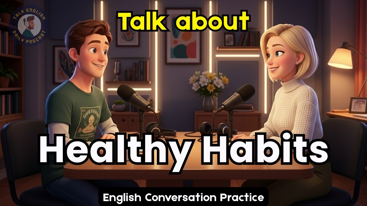 Beginner English Conversation – Talking About Health | Daily Life English Podcast