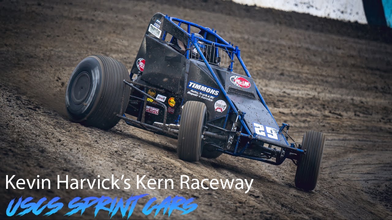 Kevin Harvick's Kern Raceway | USCS Sprint Cars | Ryan Timmons OnBoard Qualifying