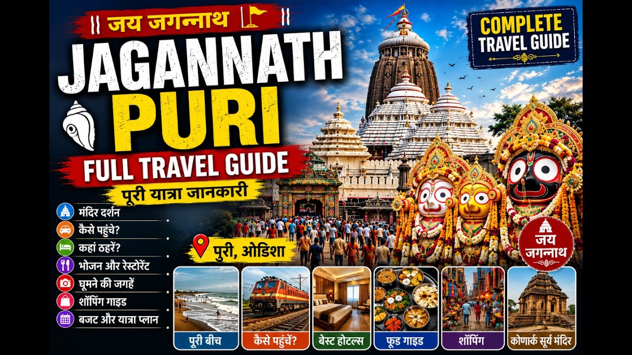 Puri Jagannath Temple – Spiritual Journey & Must Visit Places | Incredible India