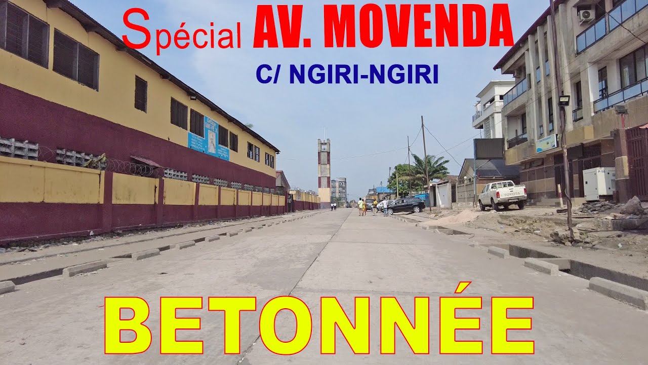 28/01/2026 Evolution BETONNAGE AVENUE MOVENDA | Commune de NGIR-NGIRI | Kinshasa-Rdc