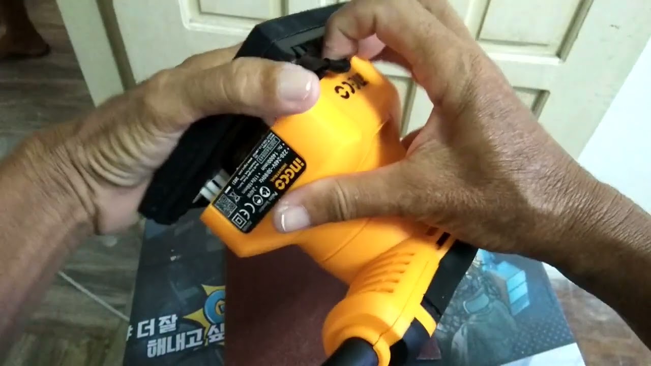 Unboxing INGCO Palm Sander 240W