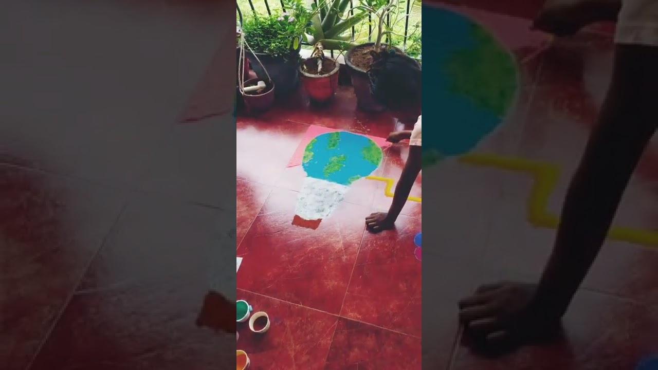 My Environment friendly Rangoli