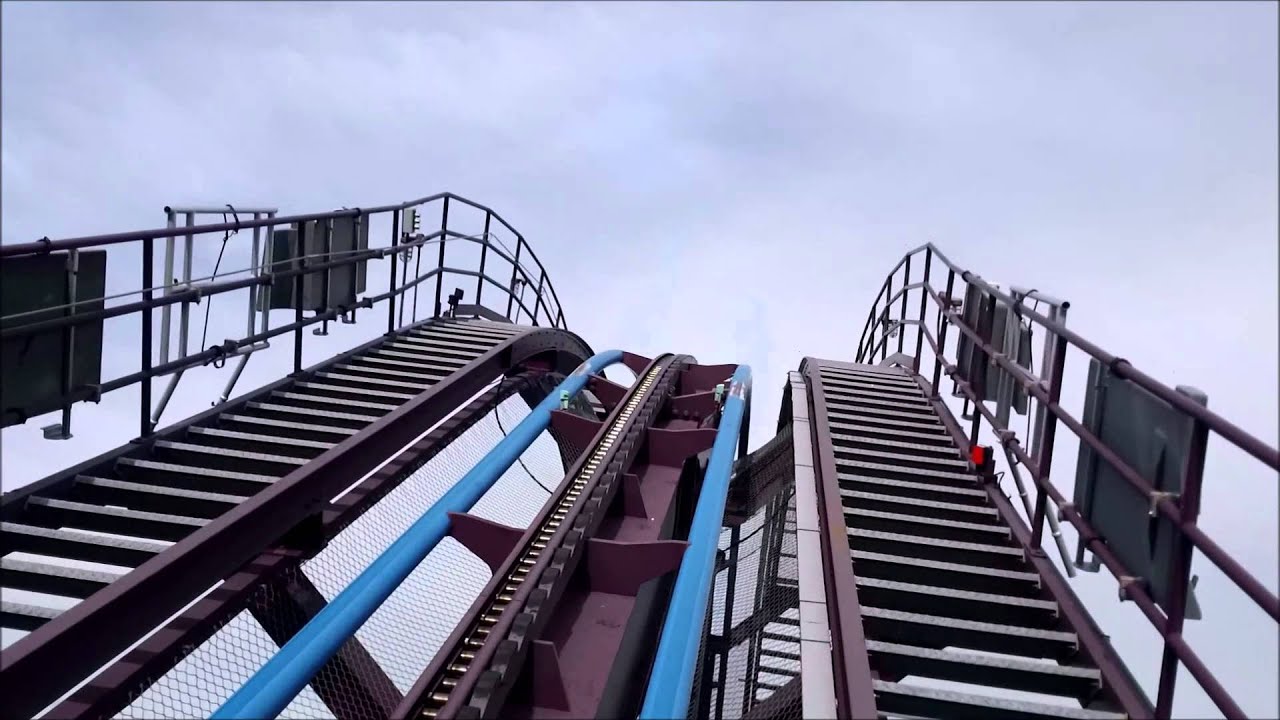 New England: Batman the Dark Knight / On Ride Front Row POV / August 8, 2015