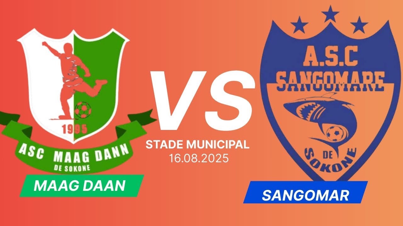 En direct Maag Daan vs SANGOMAR 