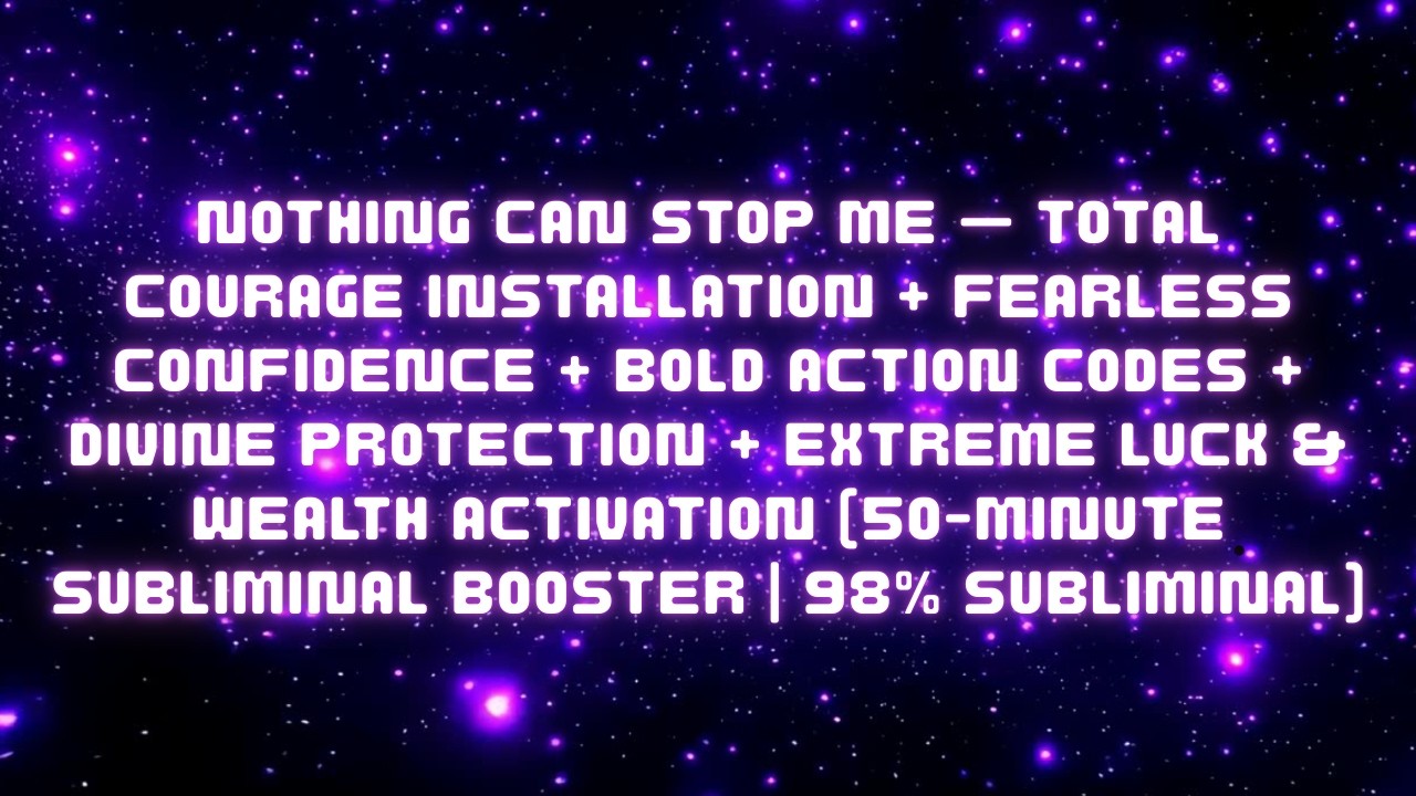 I ALWAYS WIN &mdash; Total Boldness + Confidence + Divine Protection + Wealth & Luck (98% sub)