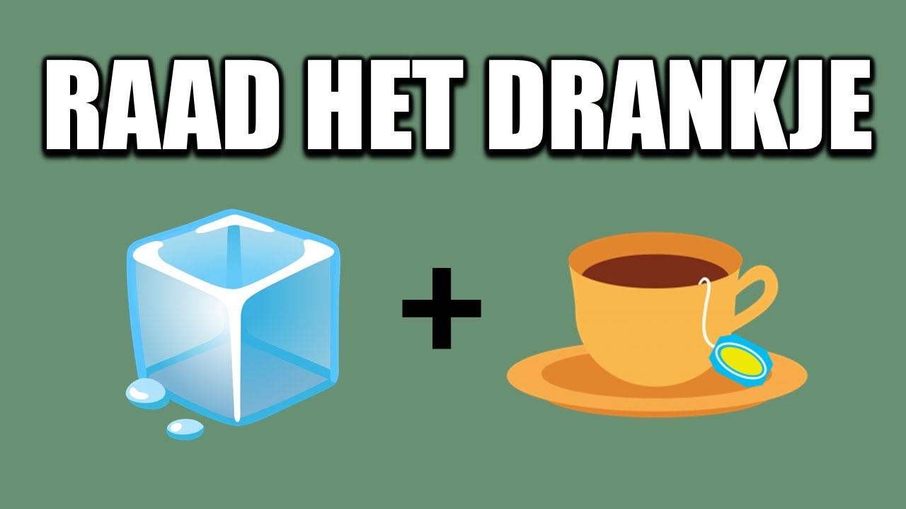 Raad Het Drankje Dat Door Emoji Wordt Uitgebeeld!