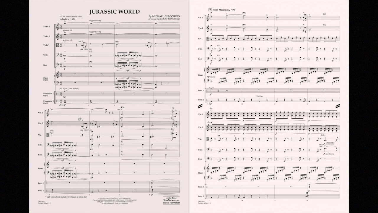 Jurassic World by Michael Giacchino/arr. Robert Longfield