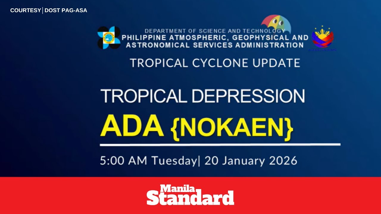 🌤️☁️Weather Update as of 🕔 5:00 AM, Tuesday, January 20, 2026