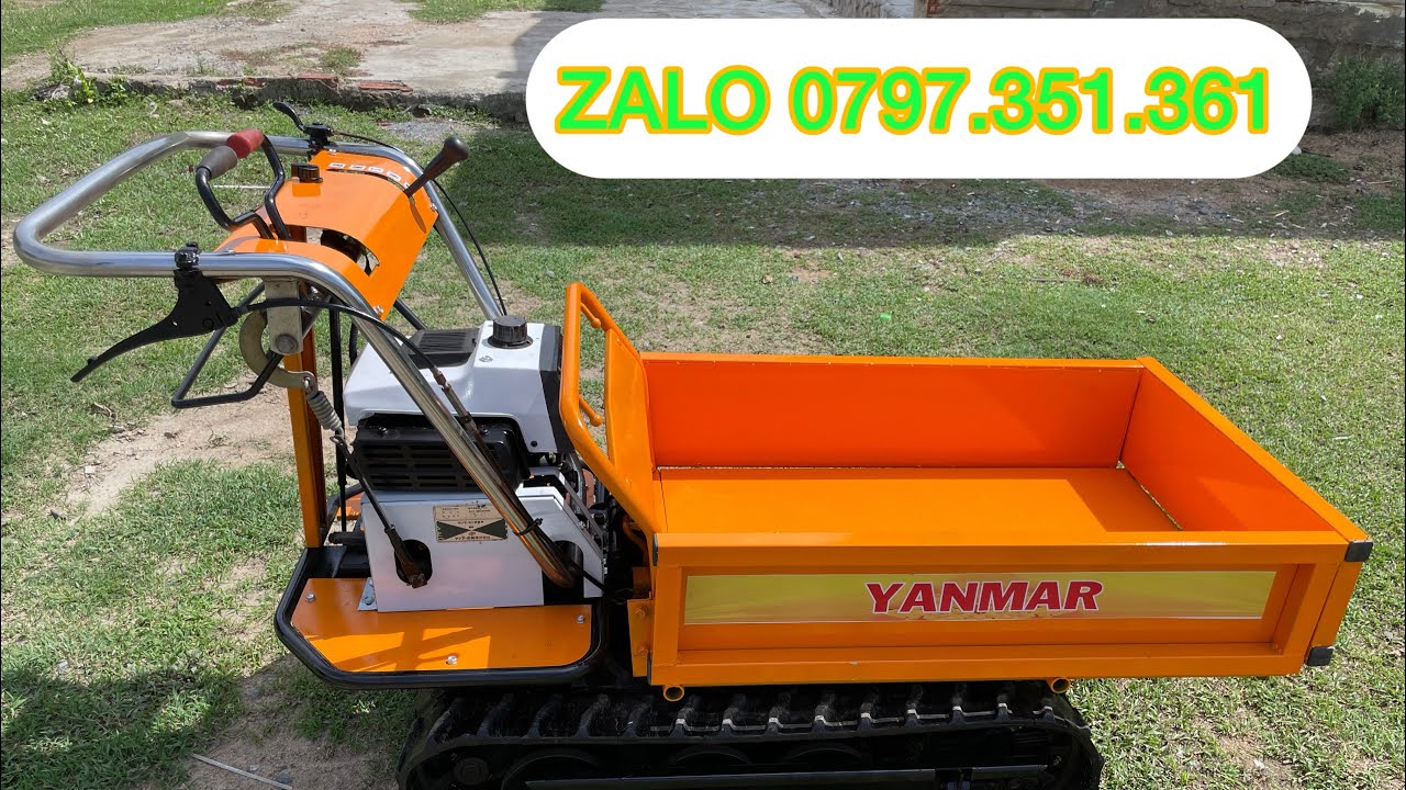 Zalo 0797.351.361 Xe Rùa Bánh xích nhỏ gọn siêu đẹp, trọng tải 250kg 