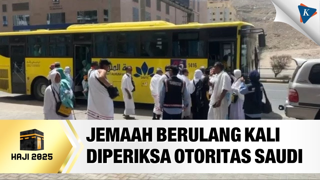 Ketatnya Pengamanan Ibadah Haji 2025, Jemaah Berulang Kali Diperiksa Polisi Arab Saudi