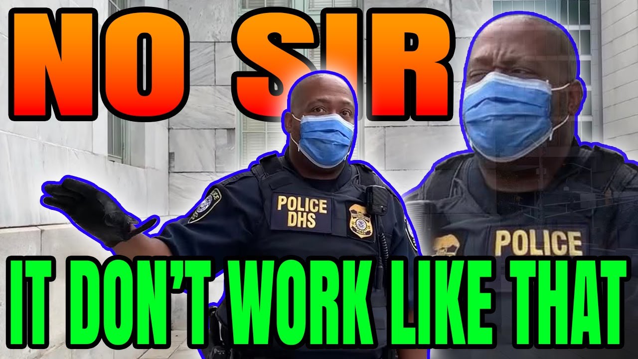 9 vs 3! ID Refusal, Cop Splaining, First Amendment Violations - by Federal Agents