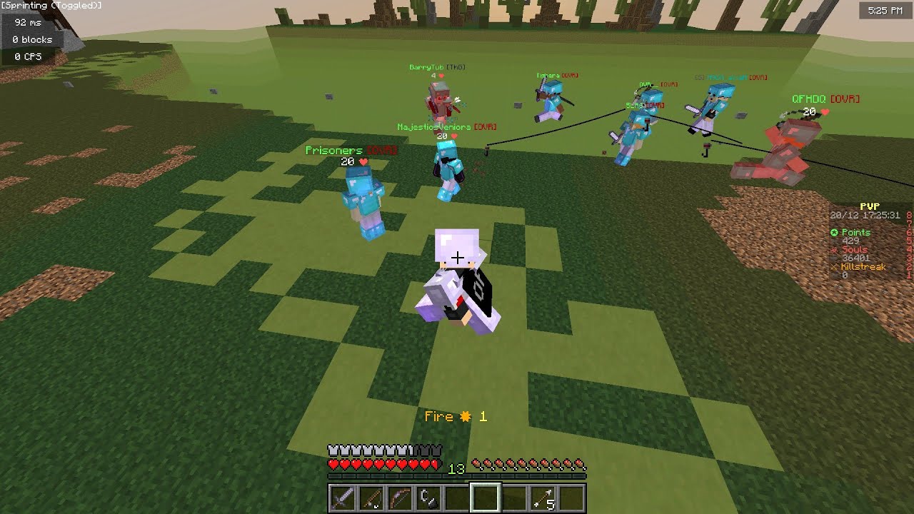BlocksMC PVP - Over Power