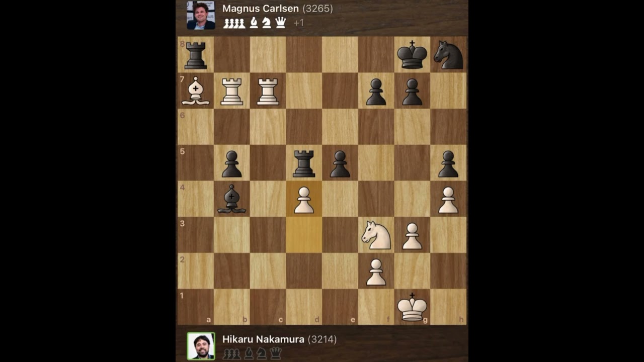 Hikaru Nakamura vs Magnus Carlsen • Main Event, 2023