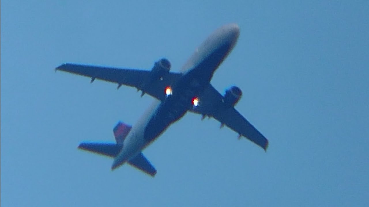 Delta Airlines Airbus A319-114 N321NB DL2847 DCA-DTW (FOPP whistling sound)
