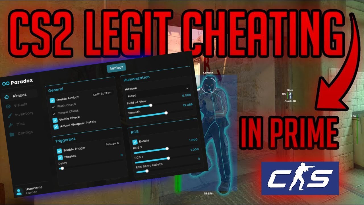 CS2 LEGIT: O Cheat Mais Barato (E Seguro) que Você Vai Ver! 😍