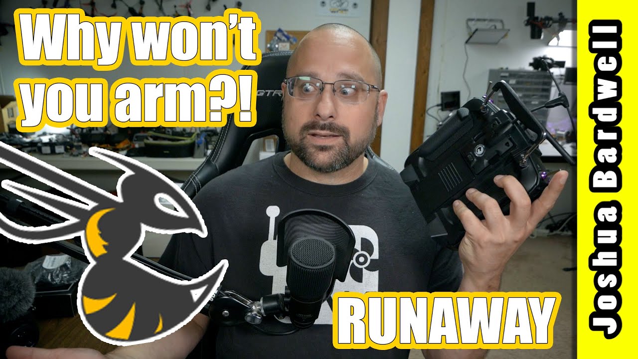 BETAFLIGHT WON'T ARM | RUNAWAY arming status flags