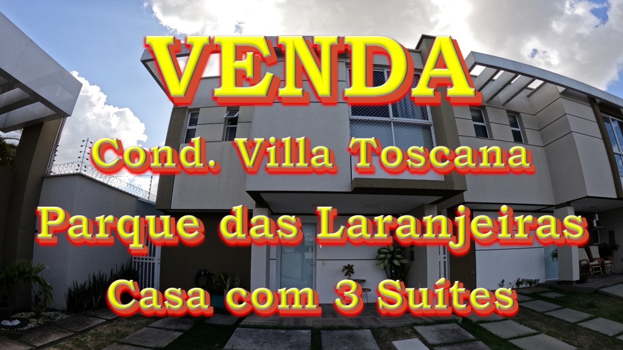 Cond. Villa Toscana - Casa de 3 Suítes - MAR010326