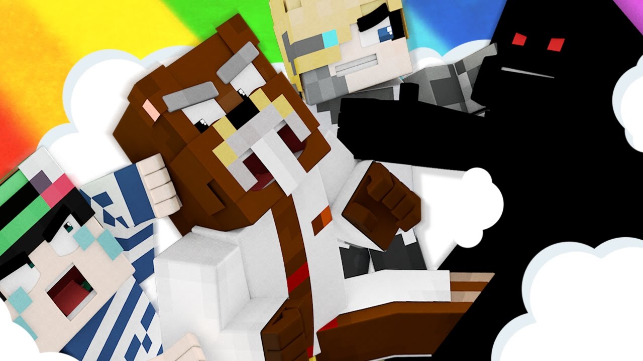 모스리 캐릭터 4명이 만나다?! 11개의 미니게임! 레인보우 비글대결!! - 마인크래프트 Minecraft [양띵TV삼식]