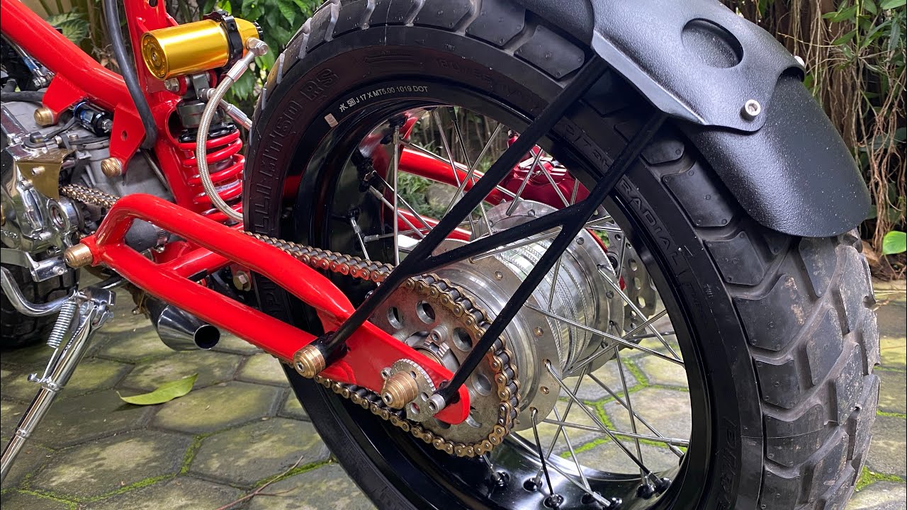 BMX CUB PAKE BAN SCORPION SUPER GEDE!! Tarikan tetep aja enteng brads!!
