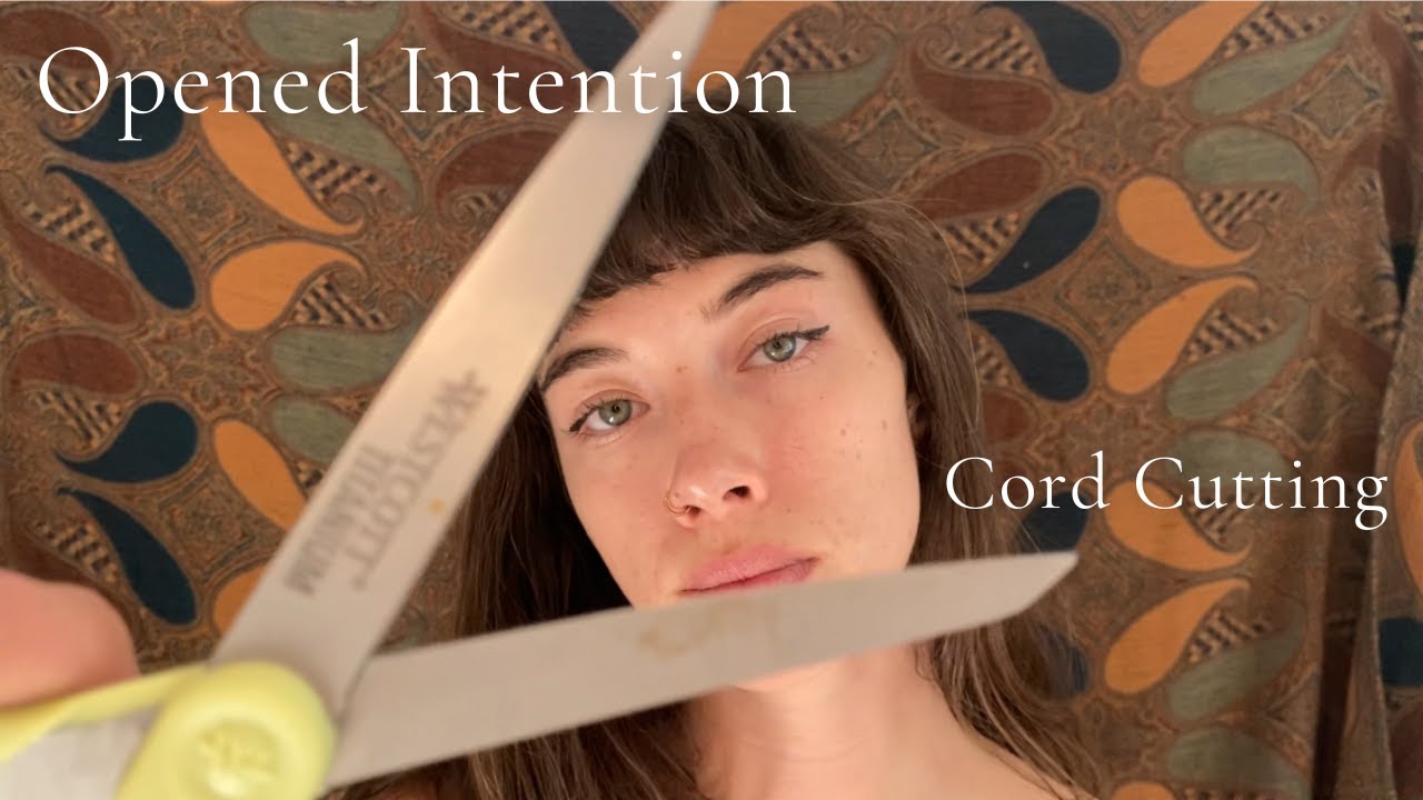 Reiki ASMR ~ Cord Cutting Ritual | Plucking | Let go and Release | Relaxing | Energy Healing