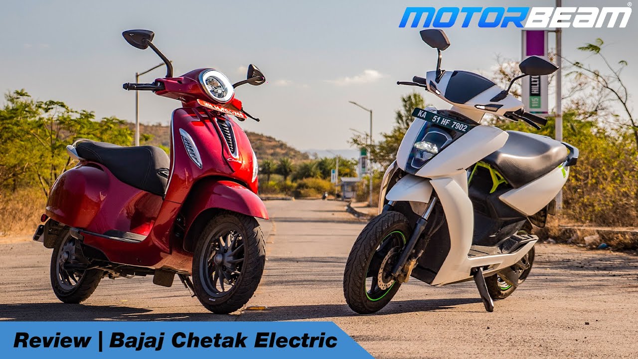 Bajaj Chetak Electric Review - Ather 450 Better? | MotorBeam