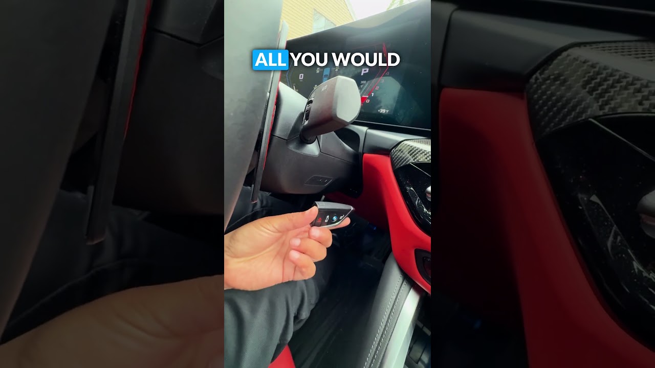 BMW Hidden Trick: Start Your Car Even with a Dead Key Fob!