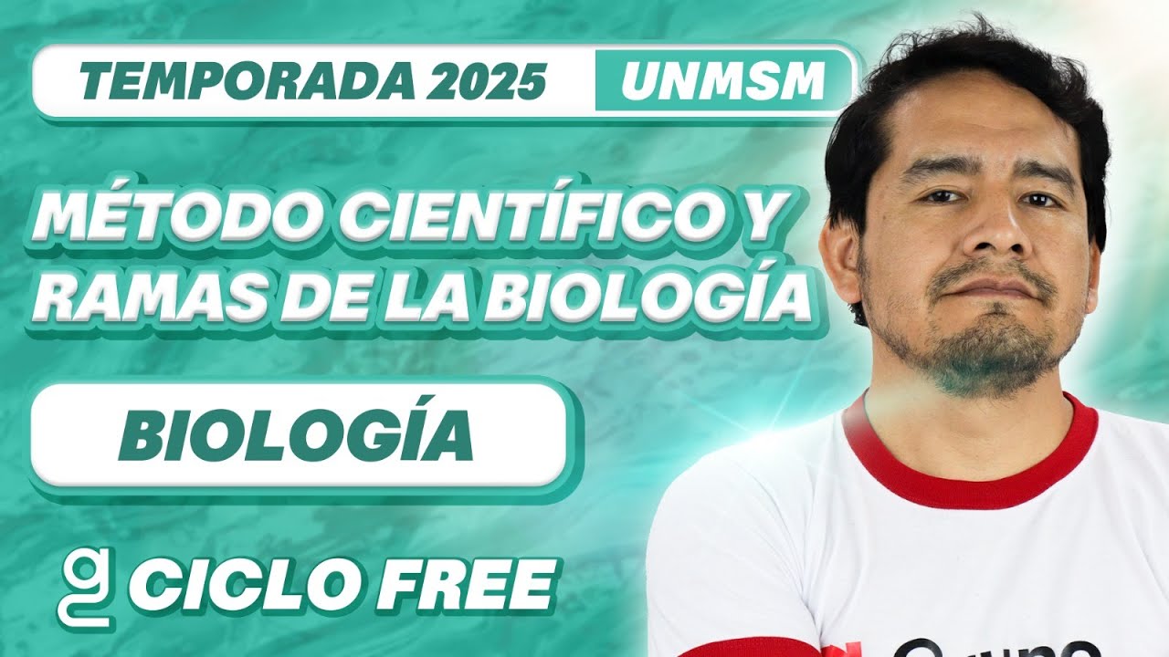 Método científico y ramas de la biología 📚BIOLOGÍA [CICLO FREE]✨