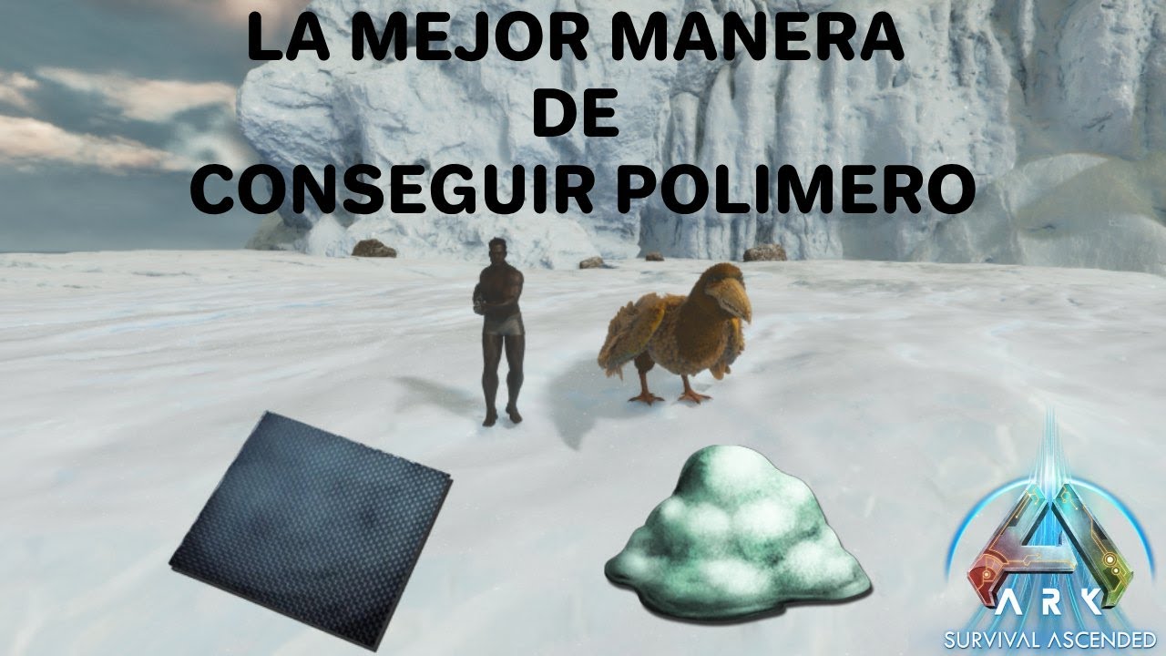 La mejor manera de conseguir polímero en Ark Survival Ascended