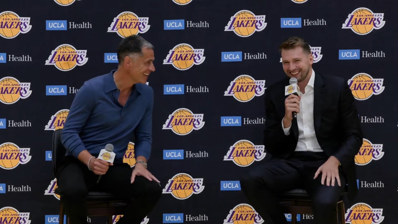Luka Doncic $165 Million Max Contract Extension w/ Lakers Press Conference | August 2, 2025