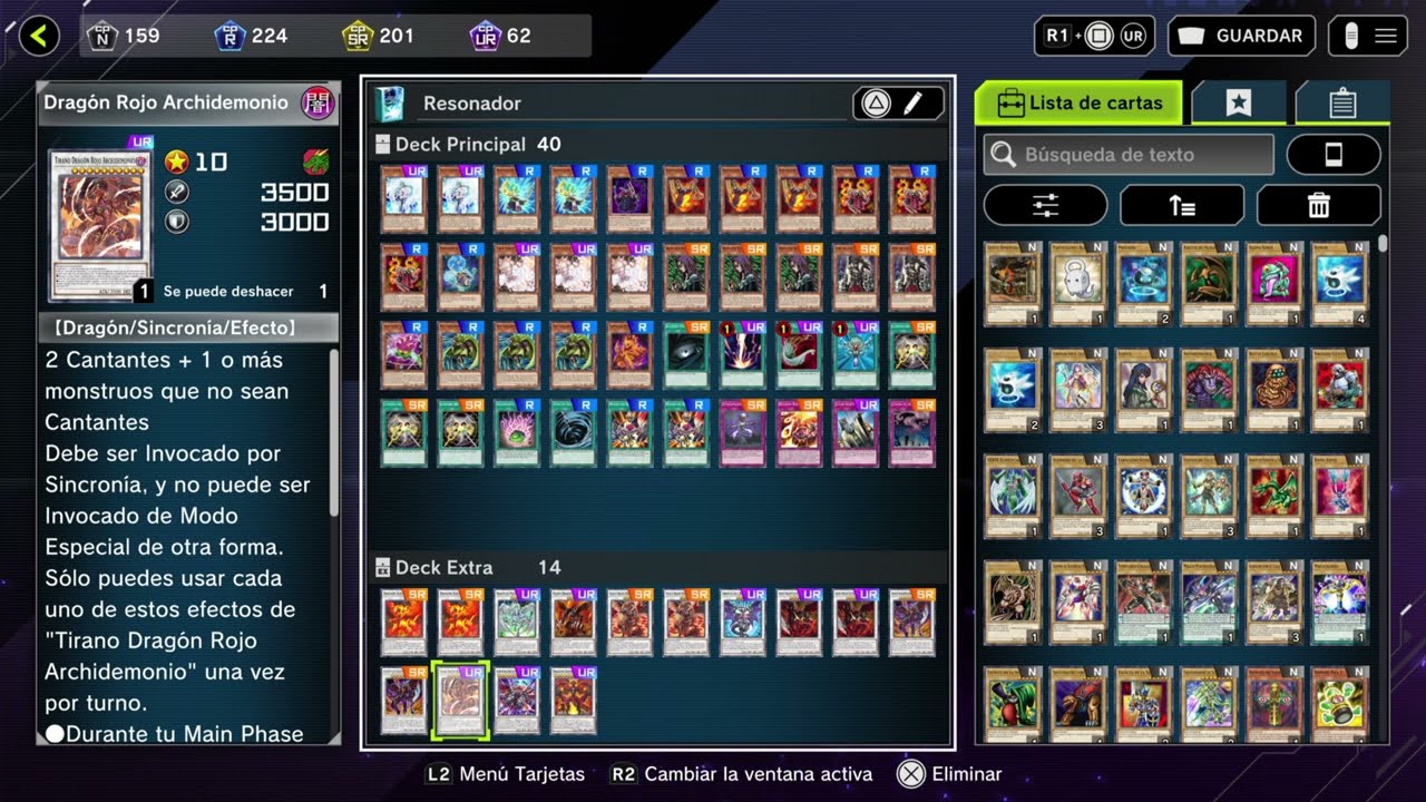 Deck Dragón Supernova Rojo Explicación