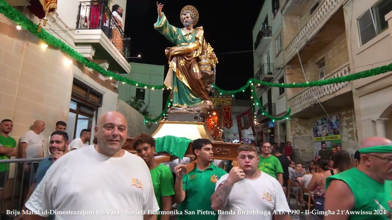 Briju mill-Partitarji Petrini Iljuni Birżebbuġin fid-Dimostrazzjoni bil-Vara tas-Soċjetà, 2024.