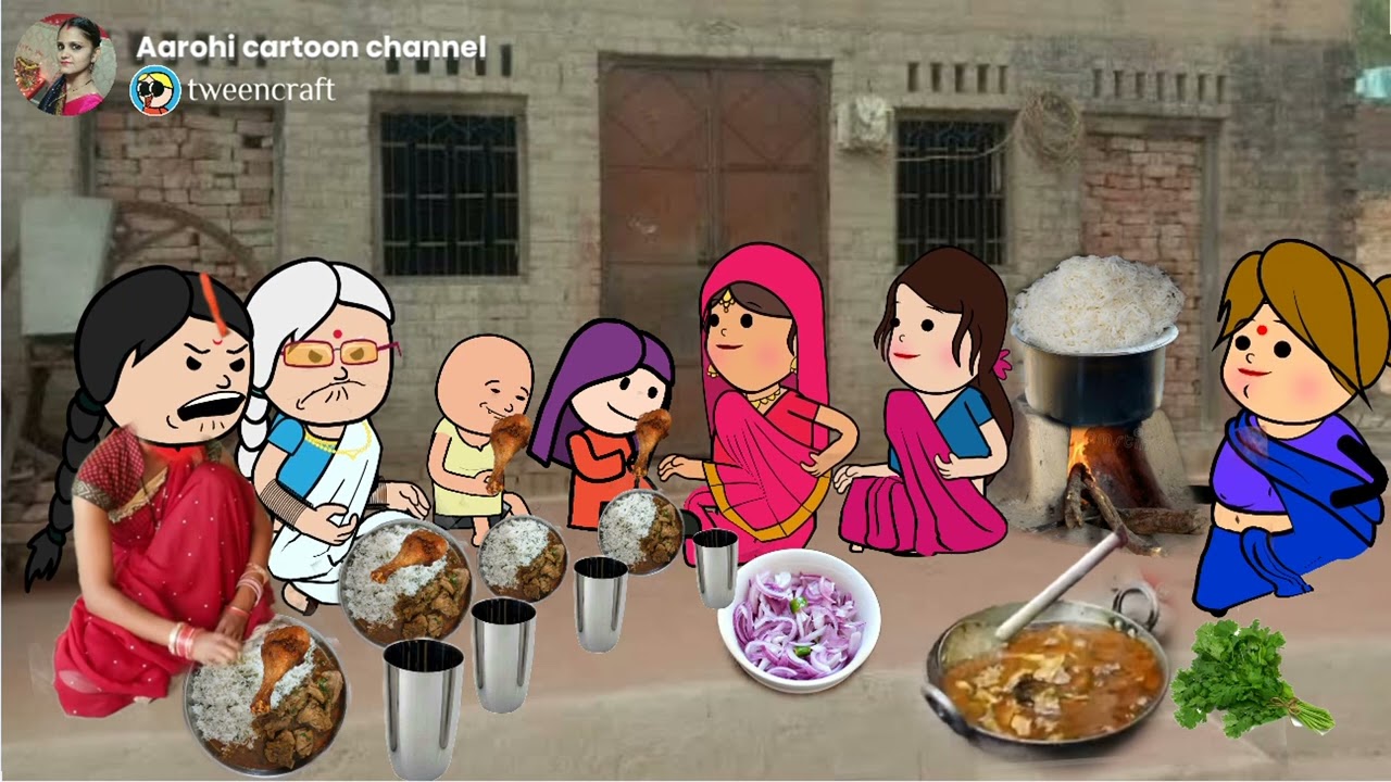 नंदिया किहीस बड़ीकी जीजी ललका दखिन्हा से मुर्गा खातिर बवाल😁😂