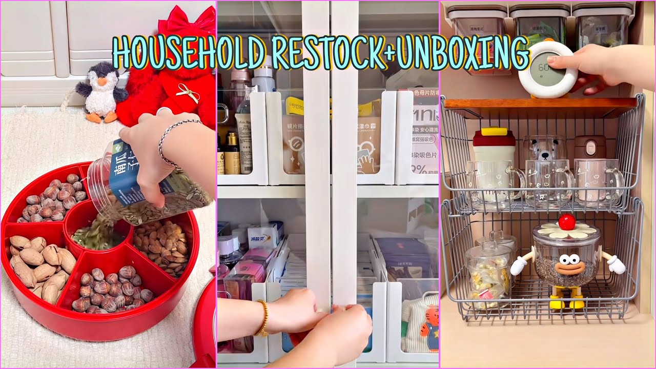 Spring Household Reset 🌸 | Unboxing New Supplies & Restocking Our Home
