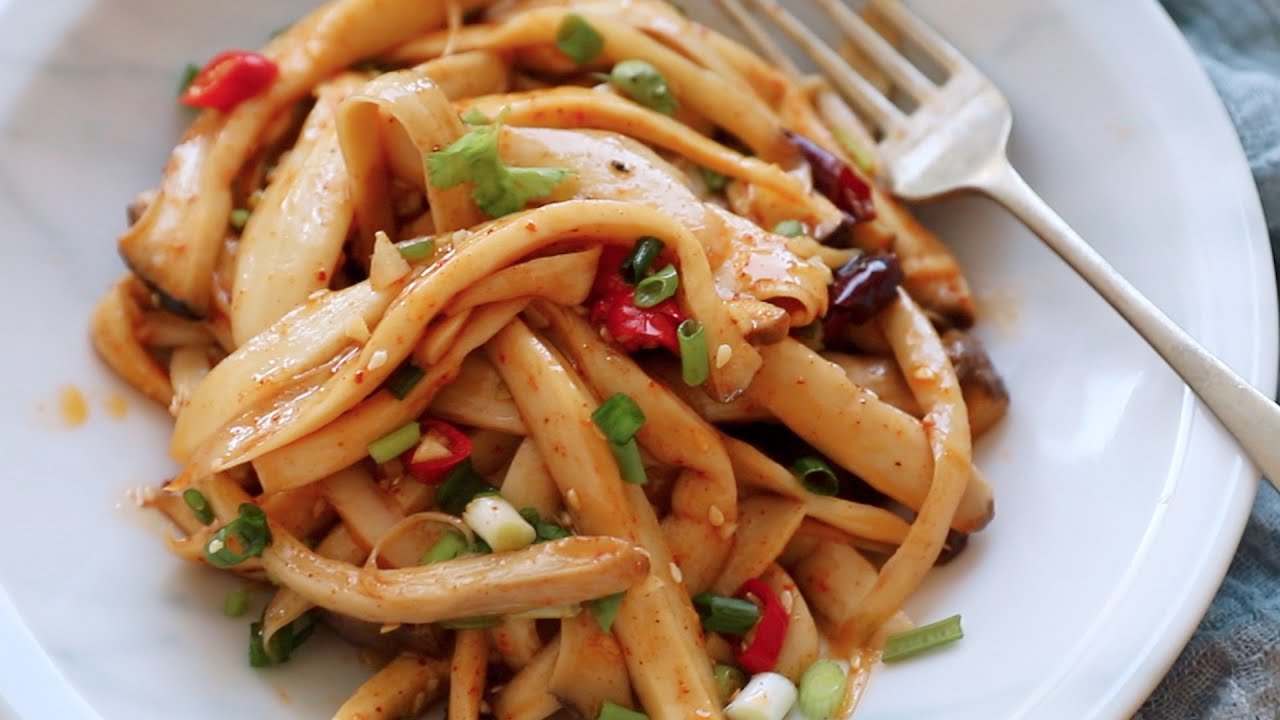 King Oyster Mushroom Salad