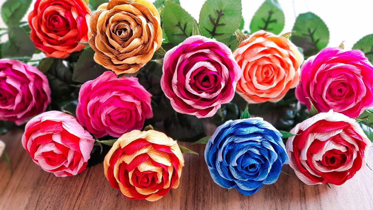Twisted Rose Paper Flower #3 / Handmade Gift Ideas / Góc nhỏ Handmade