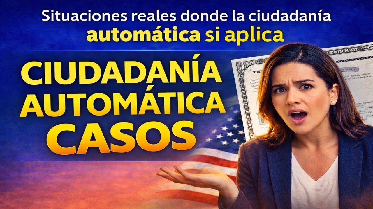Situaciones Reales Donde la Ciudadanía Automática sí Aplica en USA