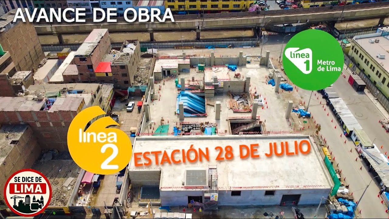 Estación 28 de julio que CONECTARA La Línea 1 y Línea 2