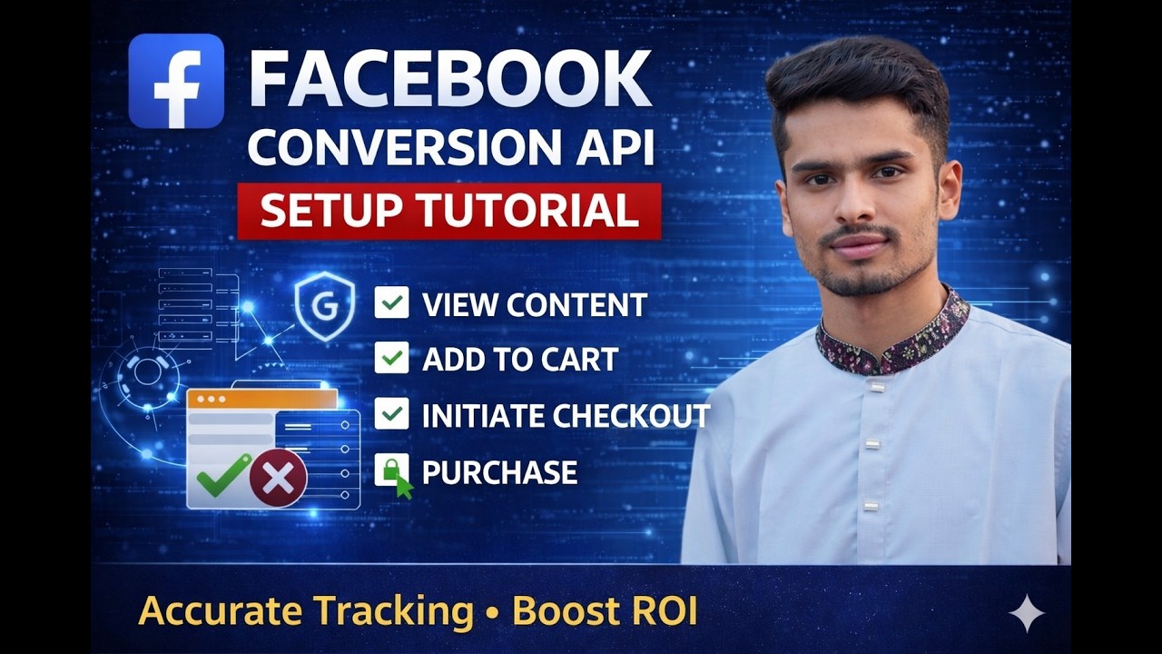 Facebook Conversion API Setup | Server Side Tracking + Event Deduplication