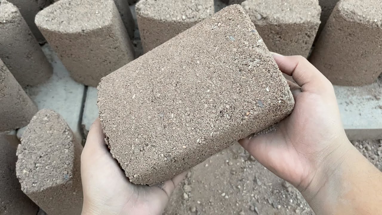 After 1 week coming back with new videos/Stoney red sand dry crumbling on floor/ #asmr #relax❤️❤️🌪️