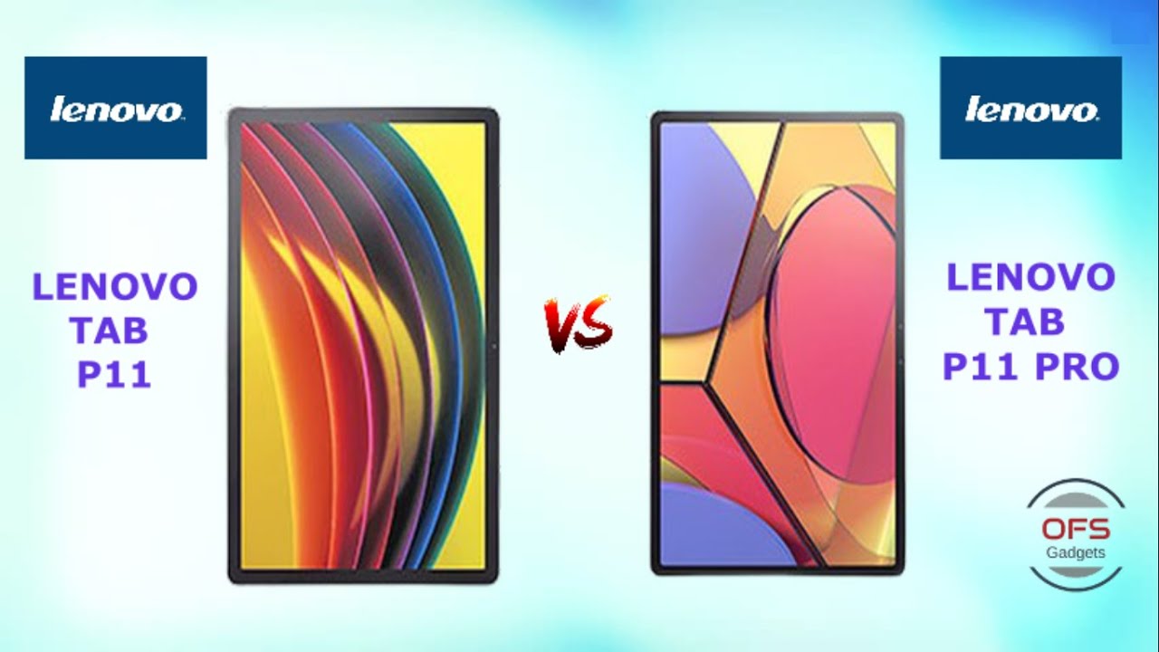 Lenovo Tab P11 vs Lenovo Tab P11 Pro