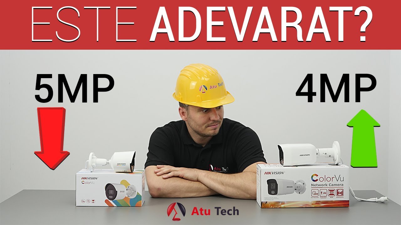 Ce conteaza mai MULT | Senzorul sau rezolutia camerei de supraveghere | HIKVISION COLORVU
