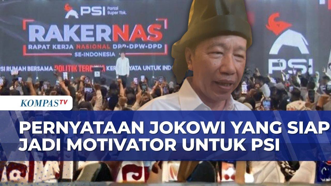 Siap Jadi Motivator untuk PSI, Jokowi: Negara Kita Perlu Politik Kebaikan