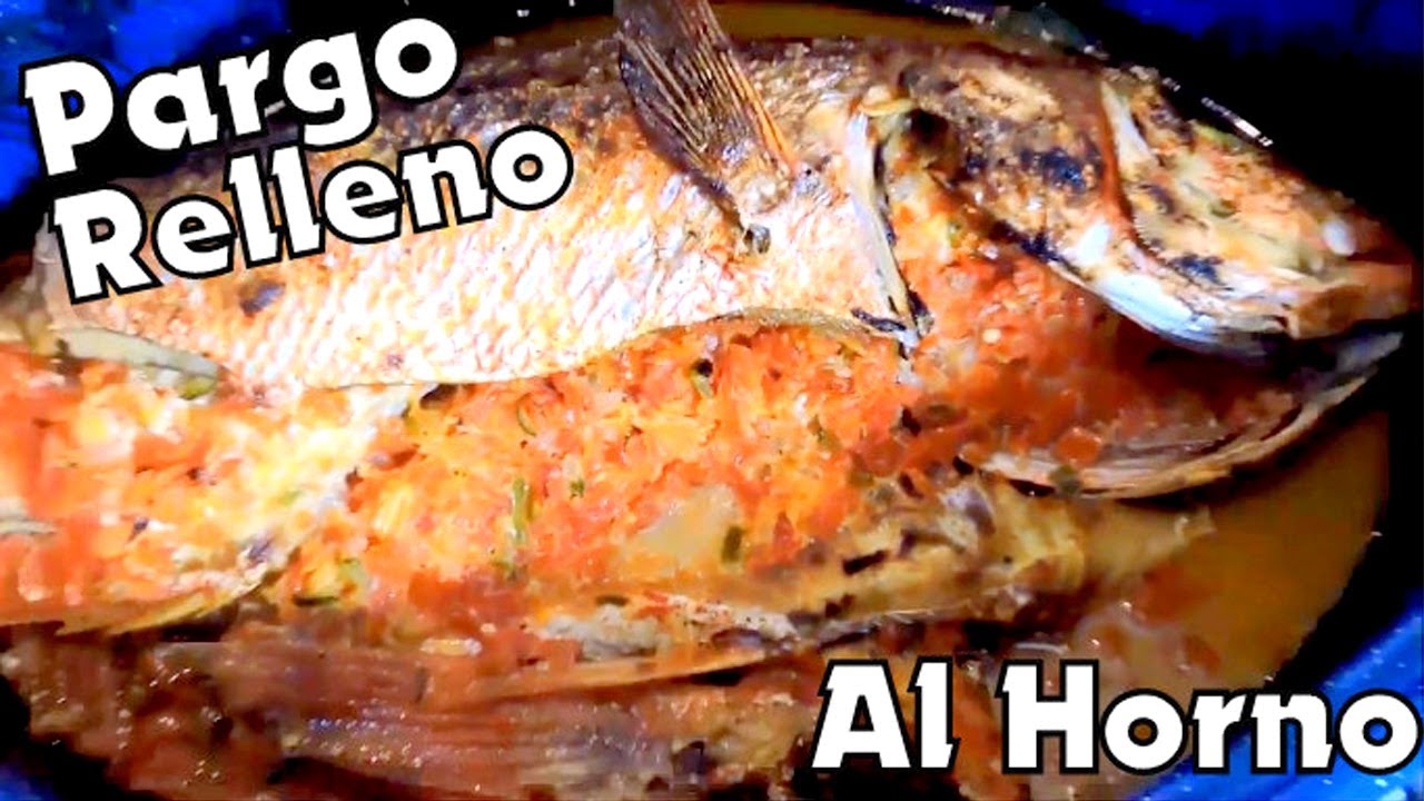 PARGO RELLNO AL HORNO - FACIL Y DELICIOSA RECETA | #irisCocinablog