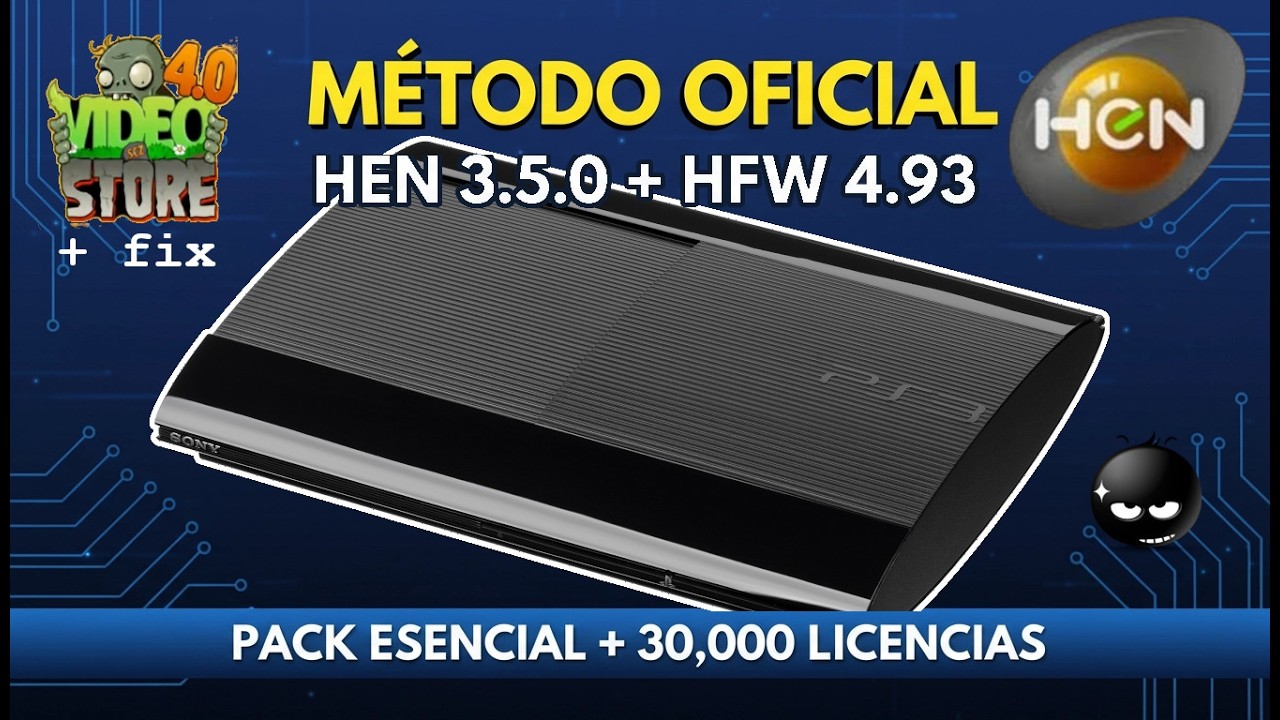 LIBERAR PS3 HEN 3.5.0 + HFW 4.93 (M&Eacute;TODO OFICIAL) | TODO EN UNO 2026