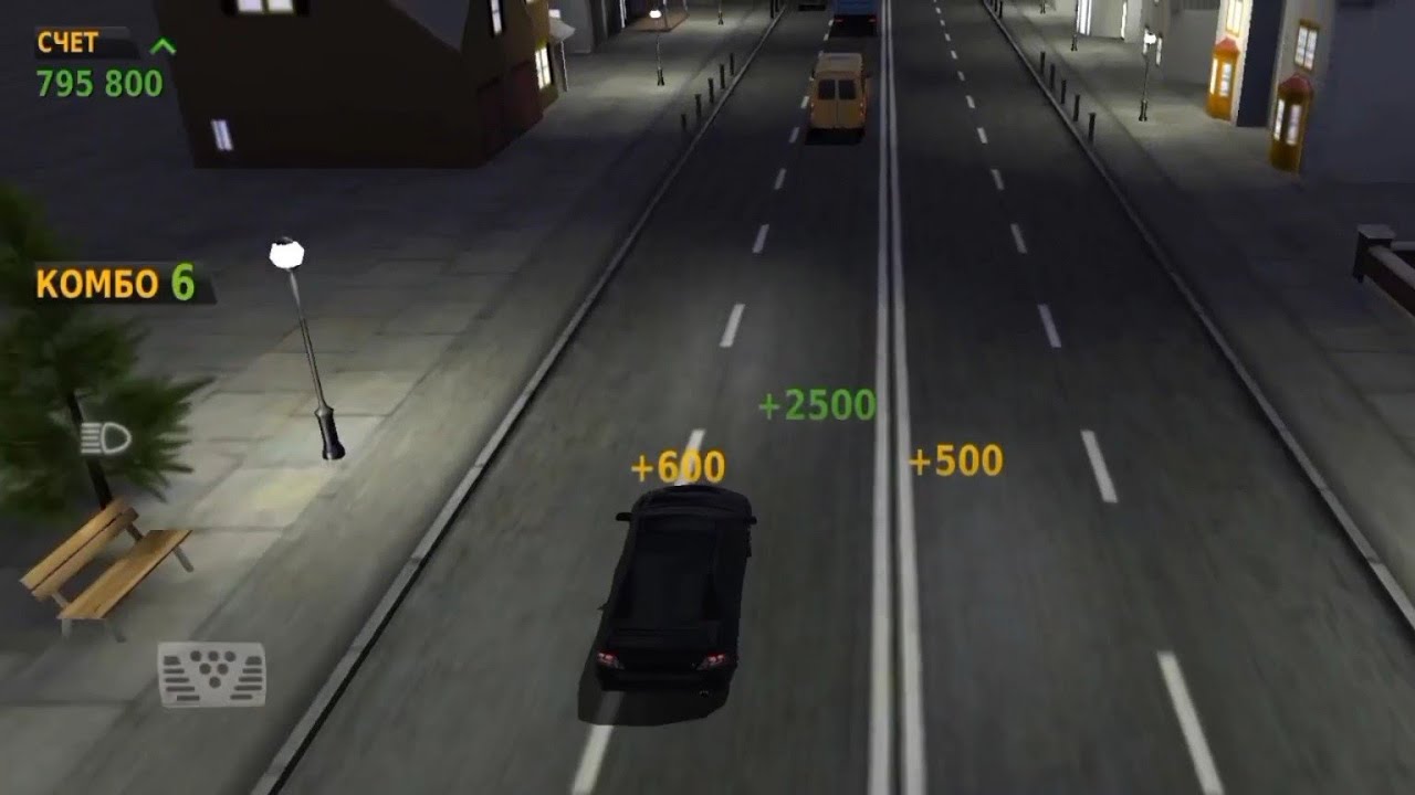800 000+ Score Mitsubishi Lancer Evo. Night endurance ride in Traffic Racer