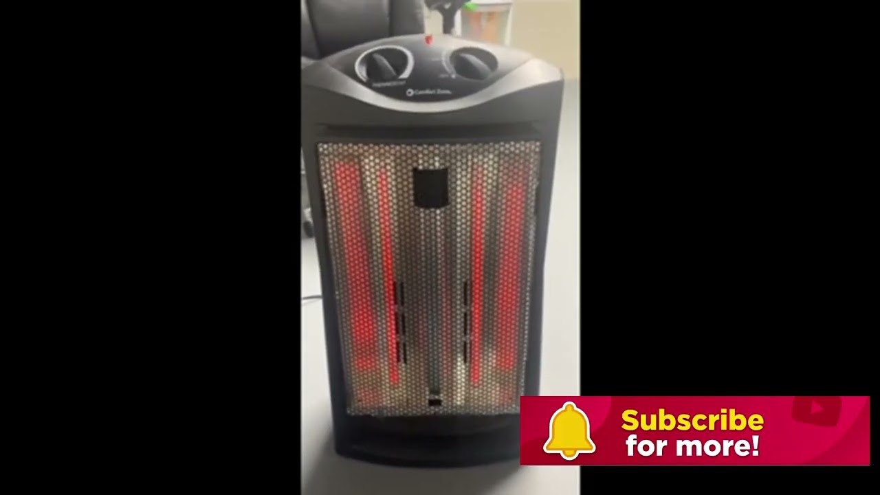 Comfort Zone Space Heater Review: Adjustable Thermostat & Safety Features!