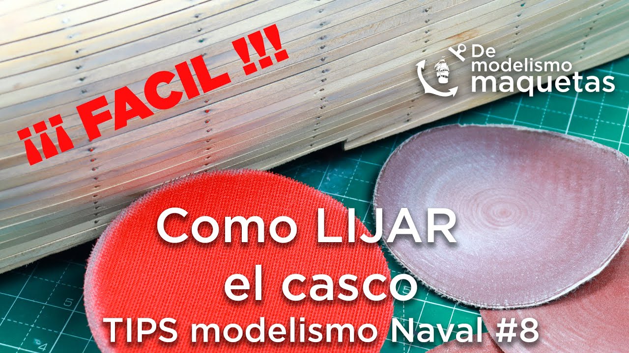 🔴 Plato de LIJA con velcro  # 8 Tips de Modelismo Naval