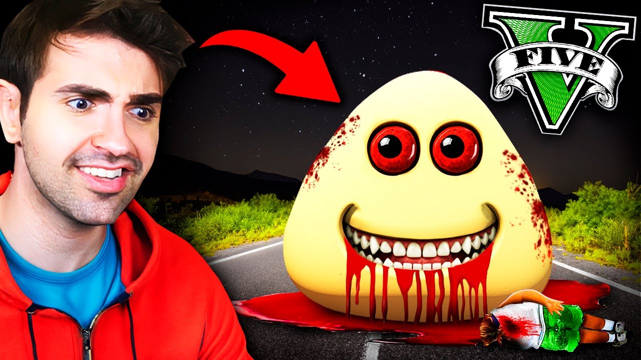 BUSCANDO a *POU* en Grand Theft Auto 5 y Pasa Esto !! 🍯🧸🥔