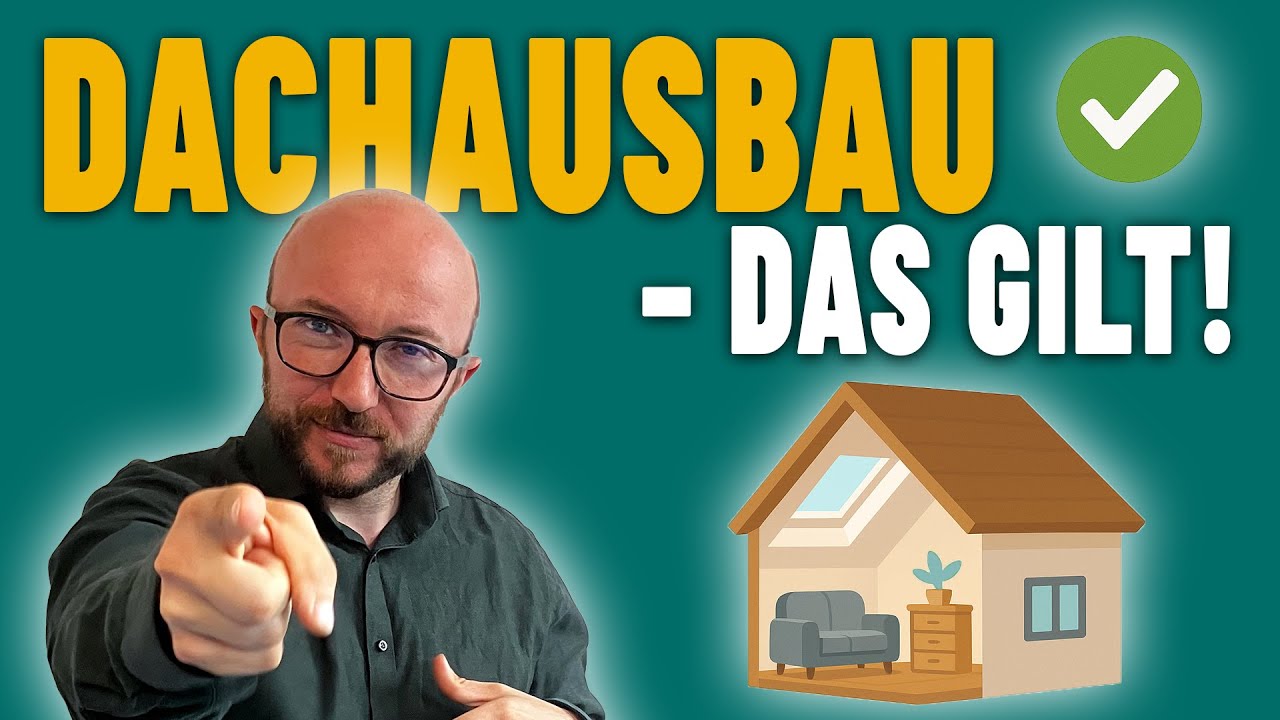 Dach zum Wohnraum machen: Welche Anforderungen an Brandschutz. Schallschutz, Statik gibt es?